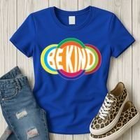 Be Kind 70's Retro Logo Tribute Women's T-Shirt thumb 3