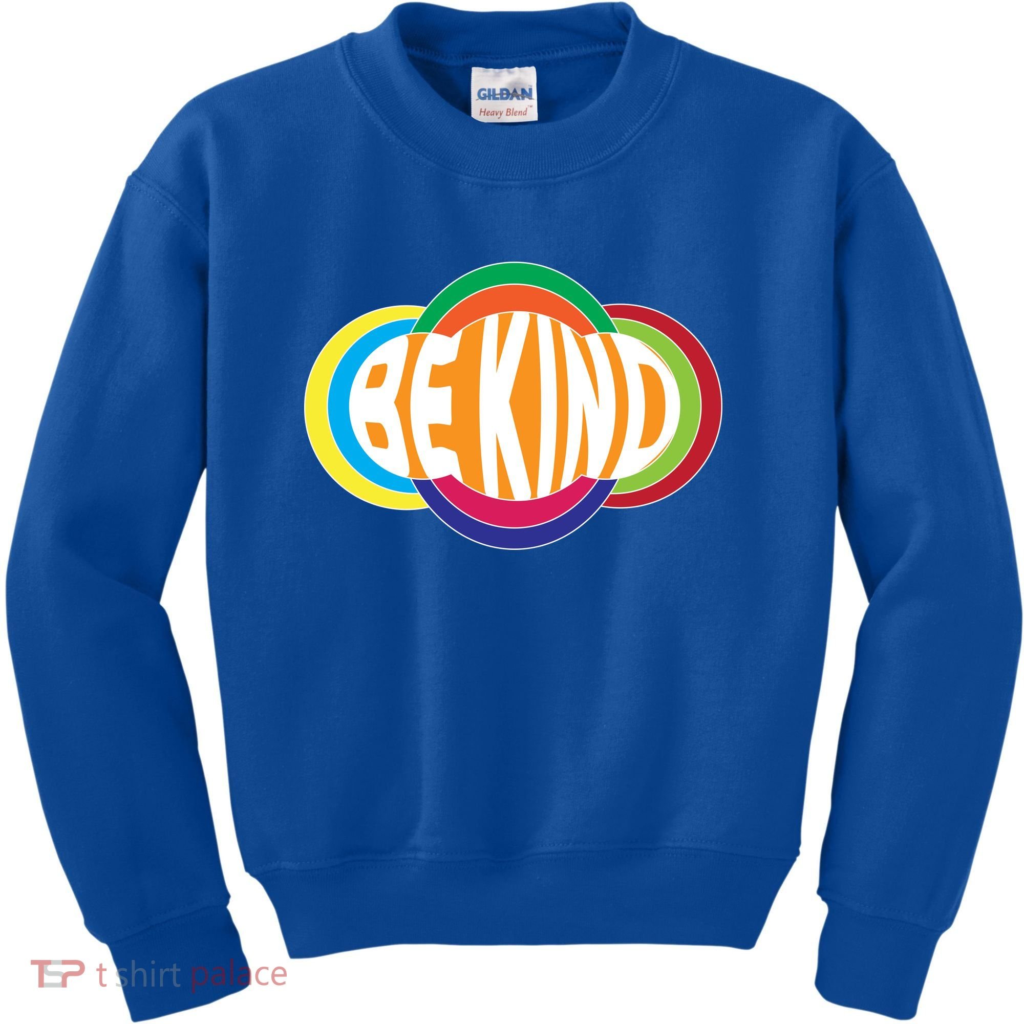 Be Kind 70's Retro Logo Tribute Kids Sweatshirt