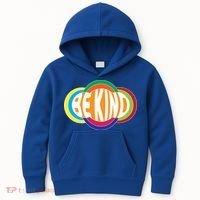 Be Kind 70's Retro Logo Tribute Kids Hoodie thumb 0