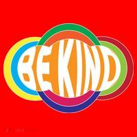 Be Kind 70's Retro Logo Tribute Santa Hat thumb 1