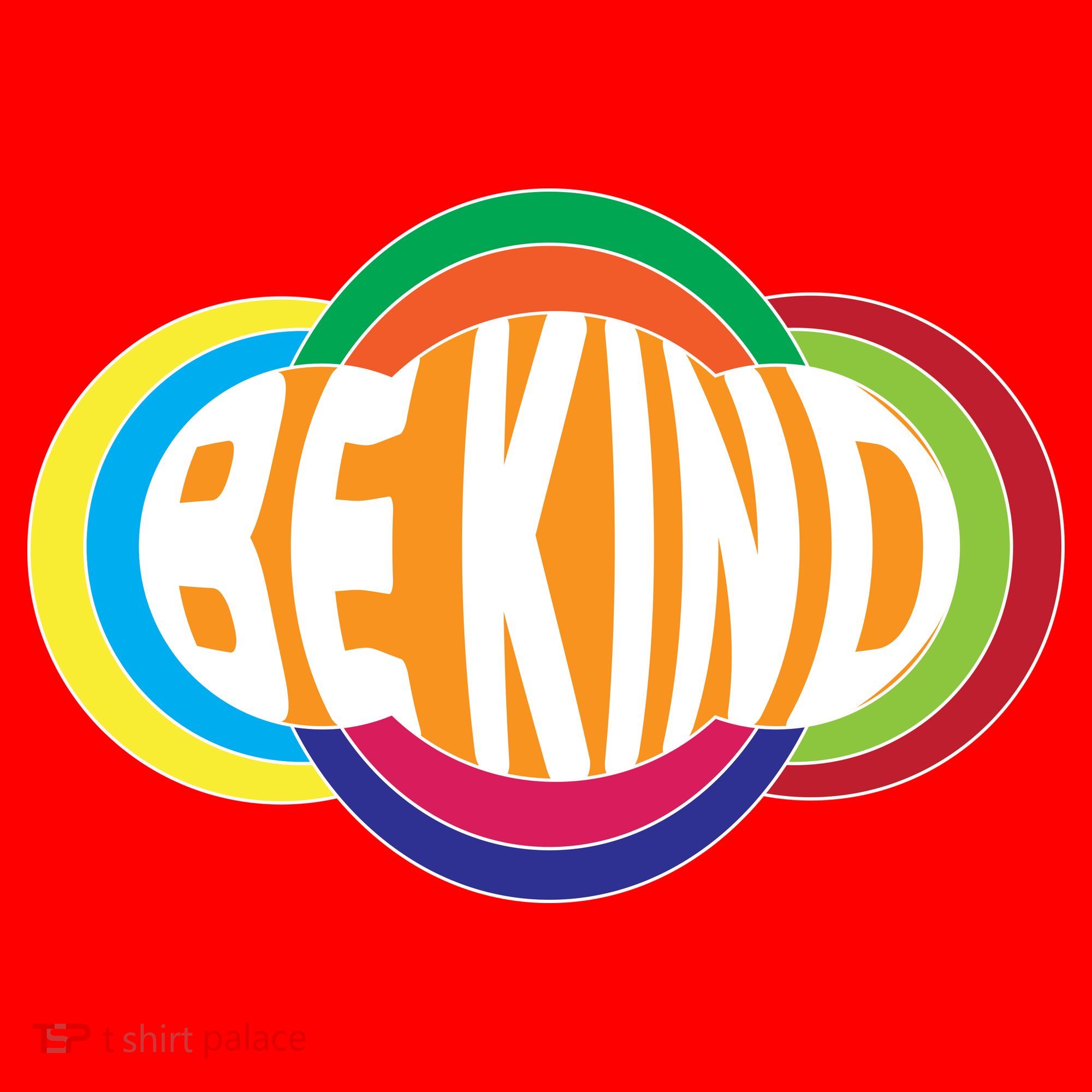 Be Kind 70's Retro Logo Tribute Santa Hat