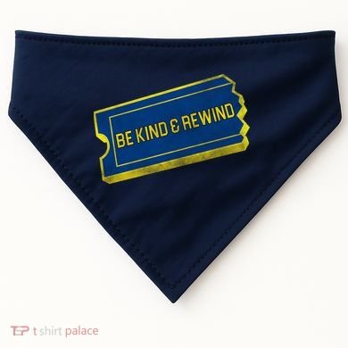 Be Kind And Rewind USA-Made Doggie Bandana