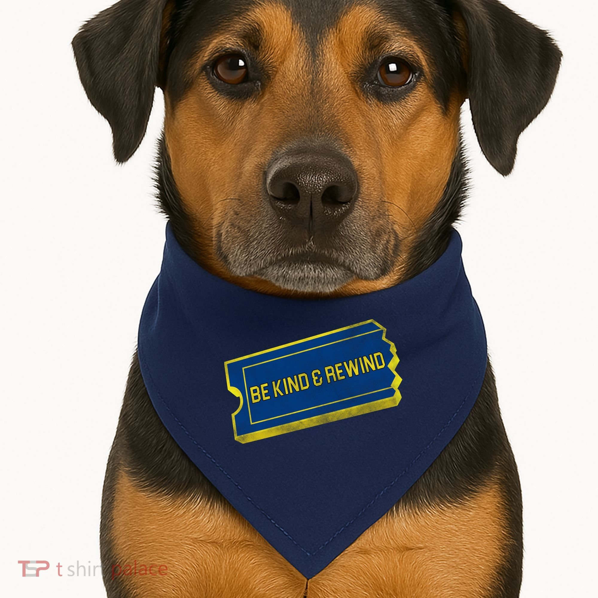 Be Kind And Rewind USA-Made Doggie Bandana