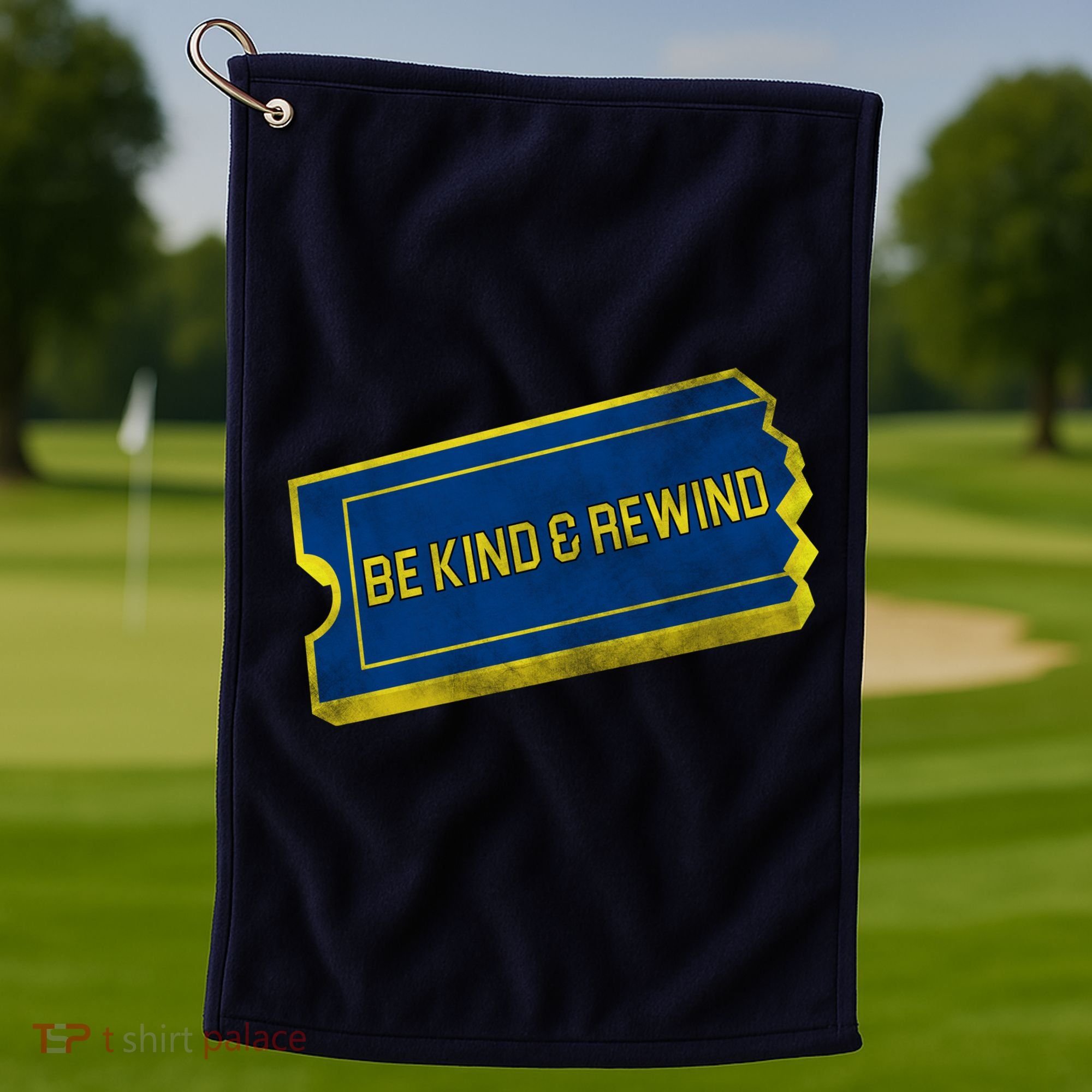 Be Kind And Rewind Golf Towel