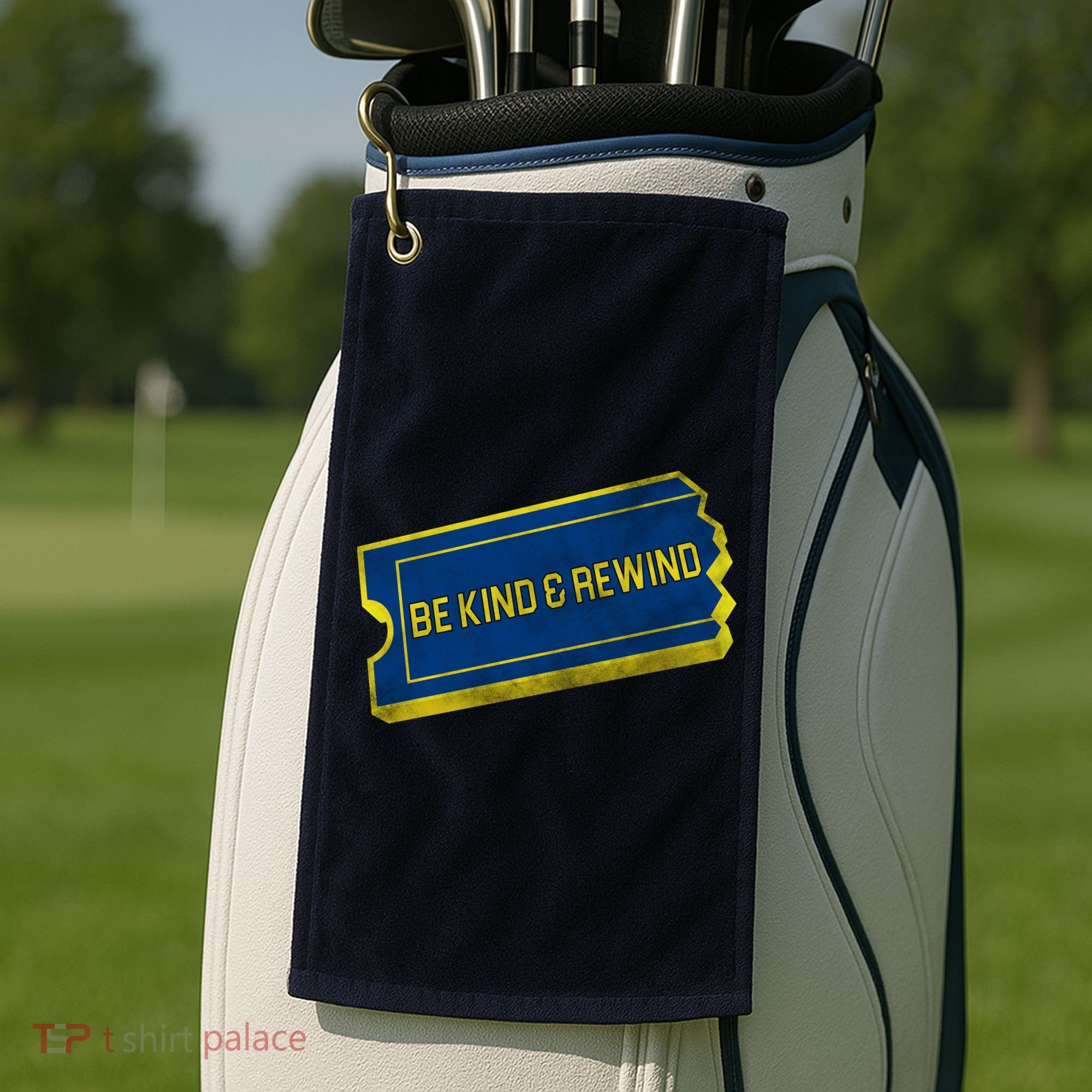 Be Kind And Rewind Golf Towel