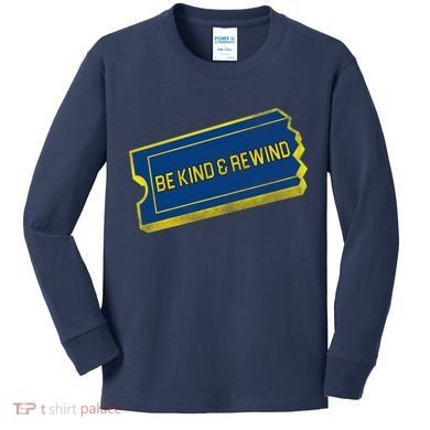 Be Kind And Rewind Kids Long Sleeve Shirt