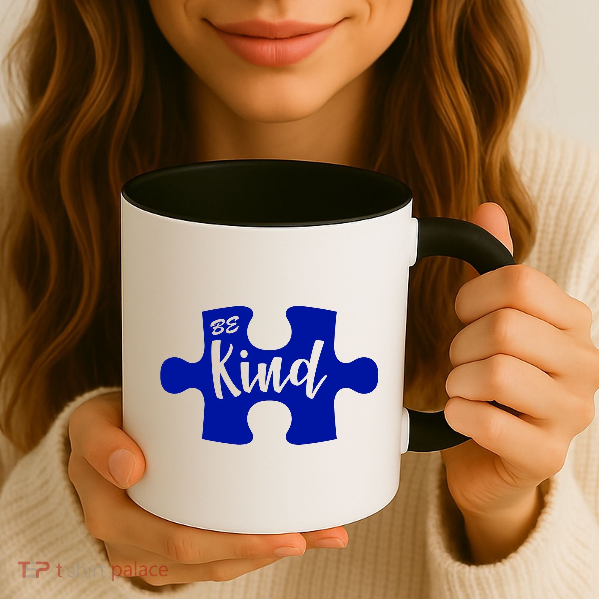 Be Kind Autism Awareness Puzzle Coffee Mug