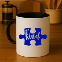 Be Kind Autism Awareness Puzzle Coffee Mug thumb 4