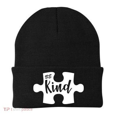 Be Kind Autism Awareness Puzzle Beanie