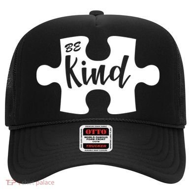 Be Kind Autism Awareness Puzzle Hat