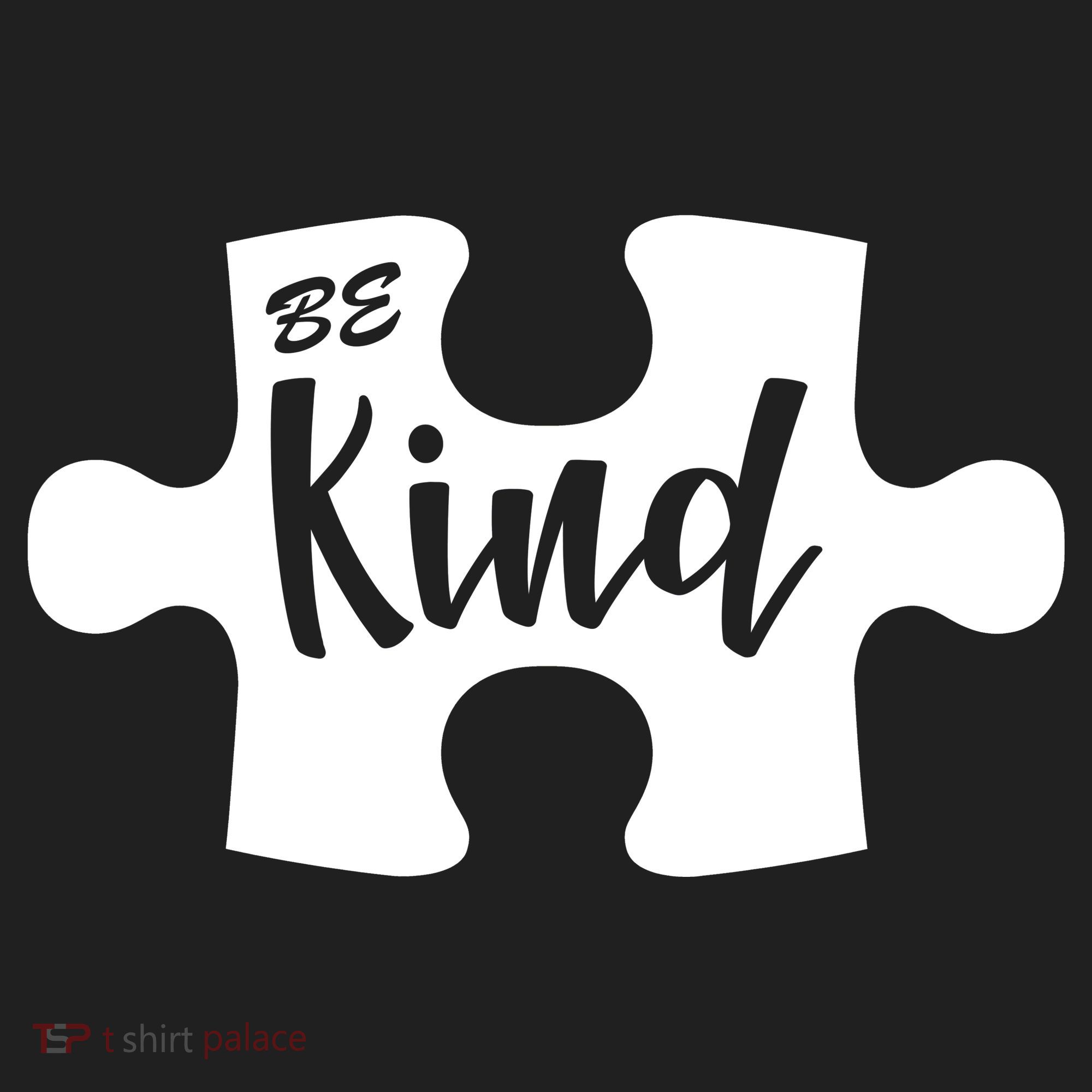 Be Kind Autism Awareness Puzzle Golf Towel