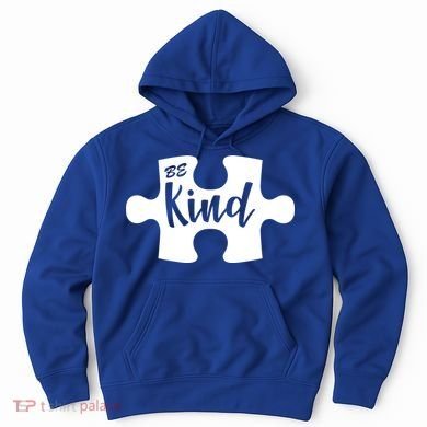 Be Kind Autism Awareness Puzzle Hoodie