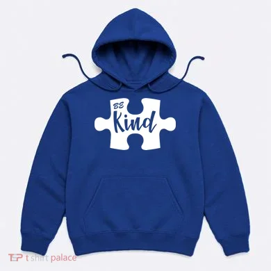 Be Kind Autism Awareness Puzzle Hoodie