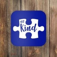 Be Kind Autism Awareness Puzzle Coaster thumb 0