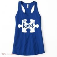 Be Kind Autism Awareness Puzzle Women's Tank Top thumb 0