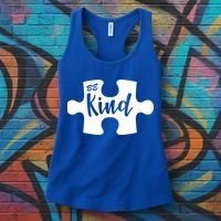 Be Kind Autism Awareness Puzzle Women's Tank Top thumb 3