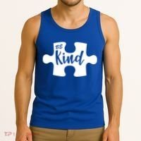 Be Kind Autism Awareness Puzzle Tank Top thumb 3