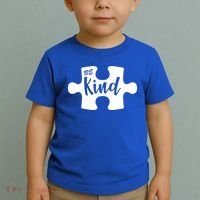 Be Kind Autism Awareness Puzzle Toddler T-Shirt thumb 2