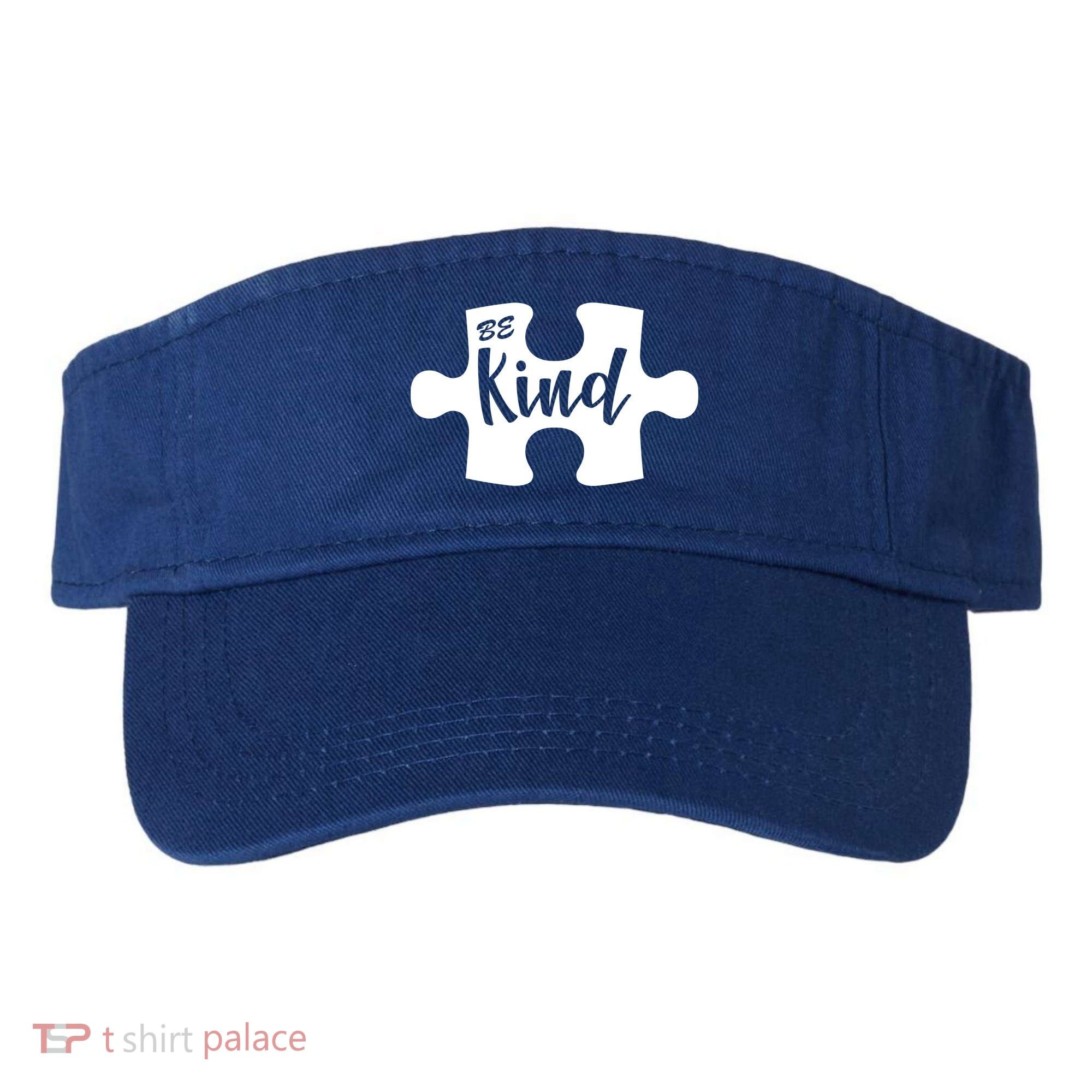 Be Kind Autism Awareness Puzzle Visor