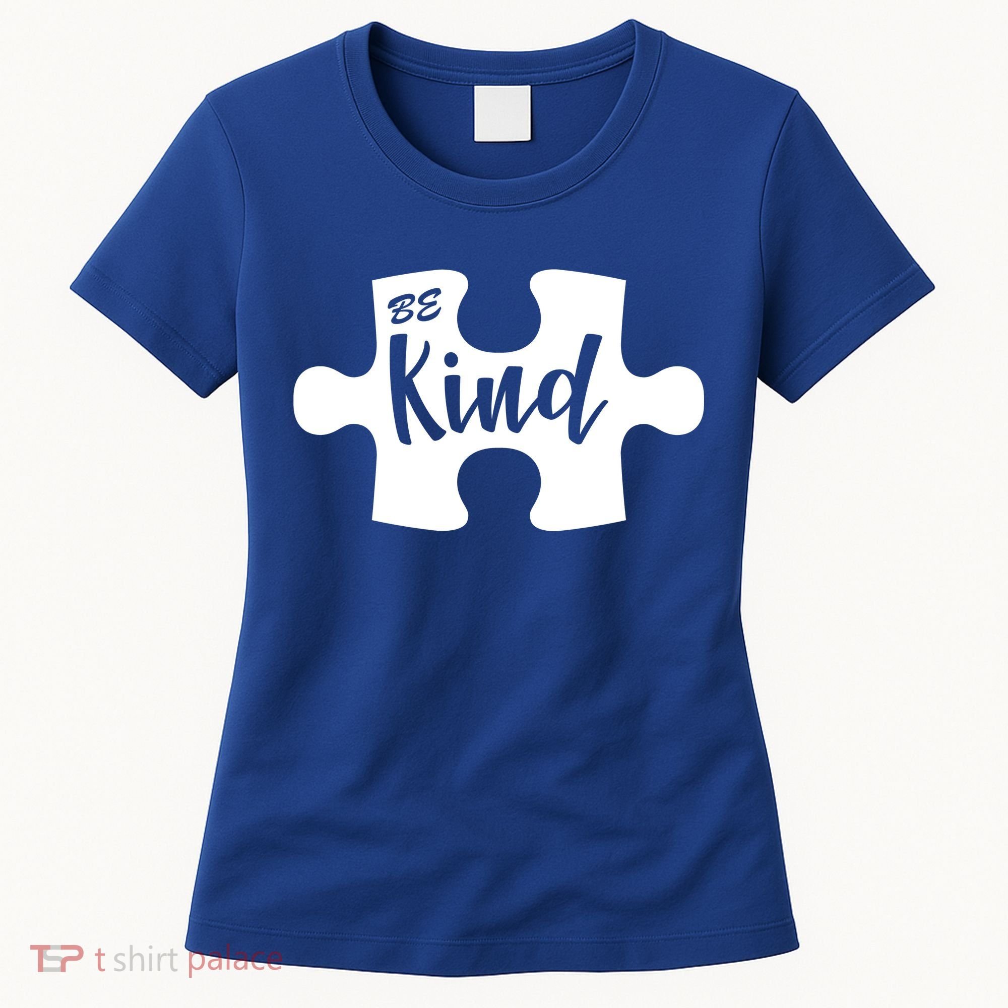 Be Kind Autism Awareness Puzzle Women's T-Shirt
