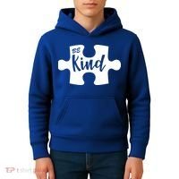Be Kind Autism Awareness Puzzle Kids Hoodie thumb 4