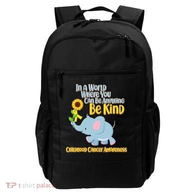Be Kind Childhood Cancer Awareness Backpack
