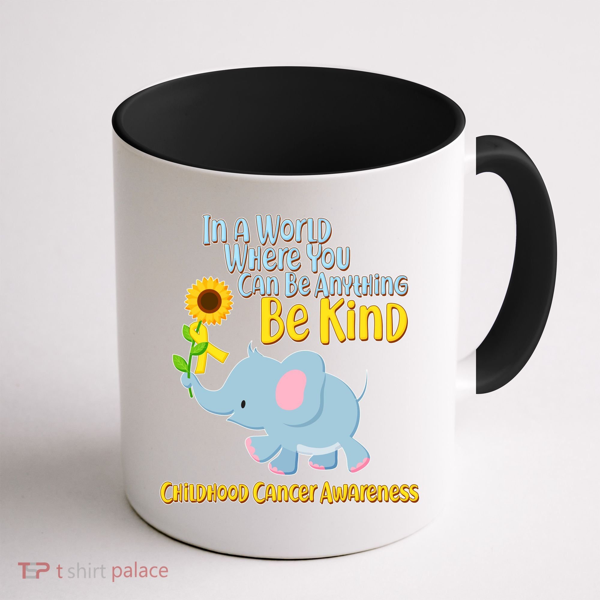 Be Kind Childhood Cancer Awareness Coffee Mug