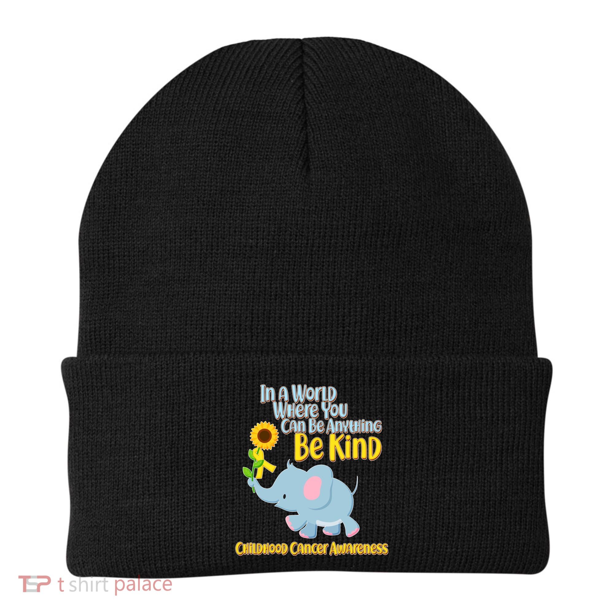 Be Kind Childhood Cancer Awareness Beanie