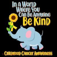 Be Kind Childhood Cancer Awareness Women's Hoodie thumb 2
