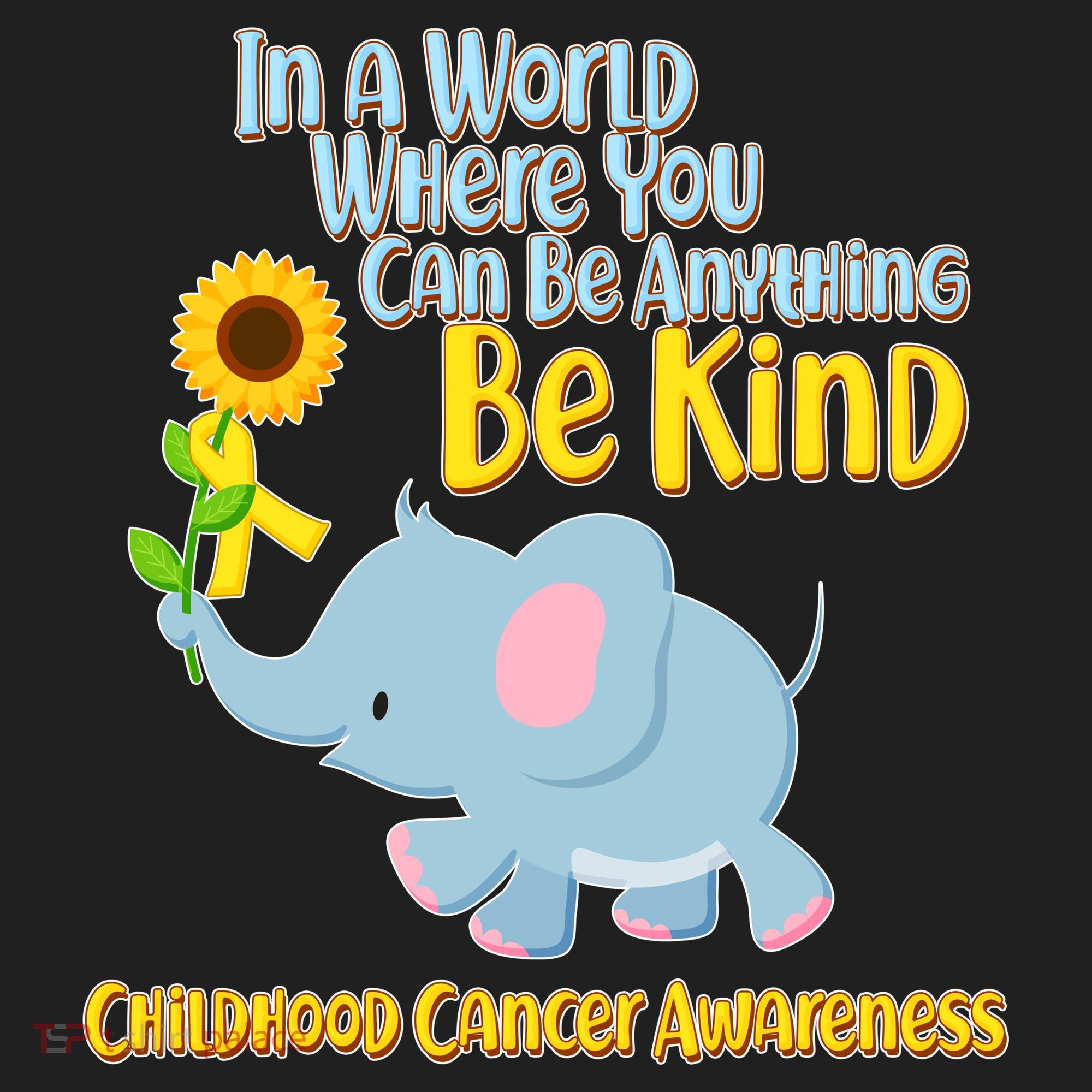 Be Kind Childhood Cancer Awareness Hat
