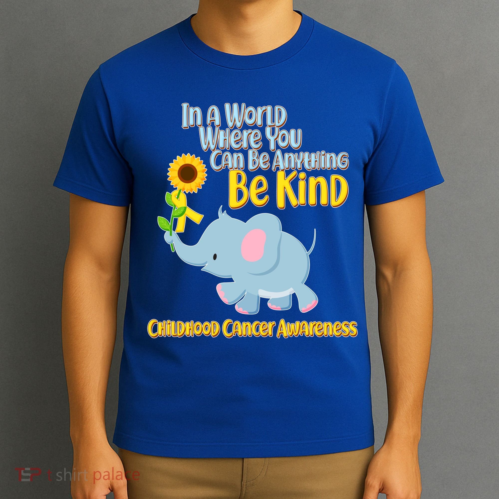 Be Kind Childhood Cancer Awareness T-Shirt