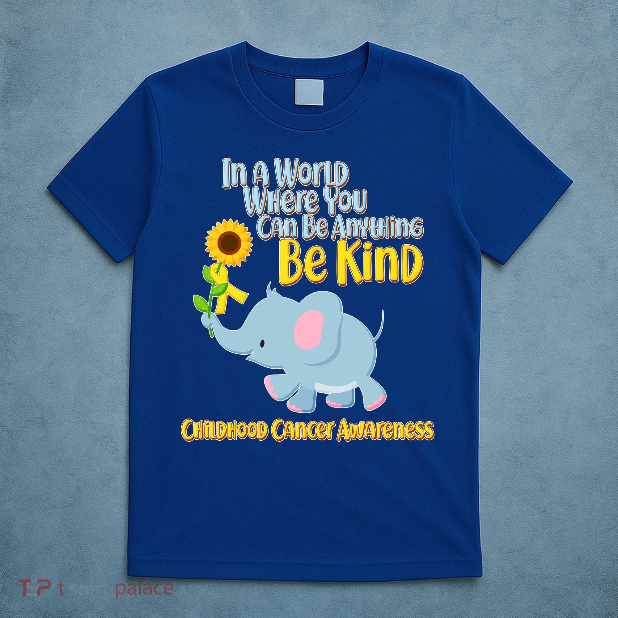 Be Kind Childhood Cancer Awareness T-Shirt