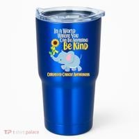 Be Kind Childhood Cancer Awareness Tumbler thumb 0