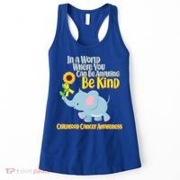 Be Kind Childhood Cancer Awareness Women's Tank Top thumb 0