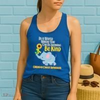 Be Kind Childhood Cancer Awareness Women's Tank Top thumb 2