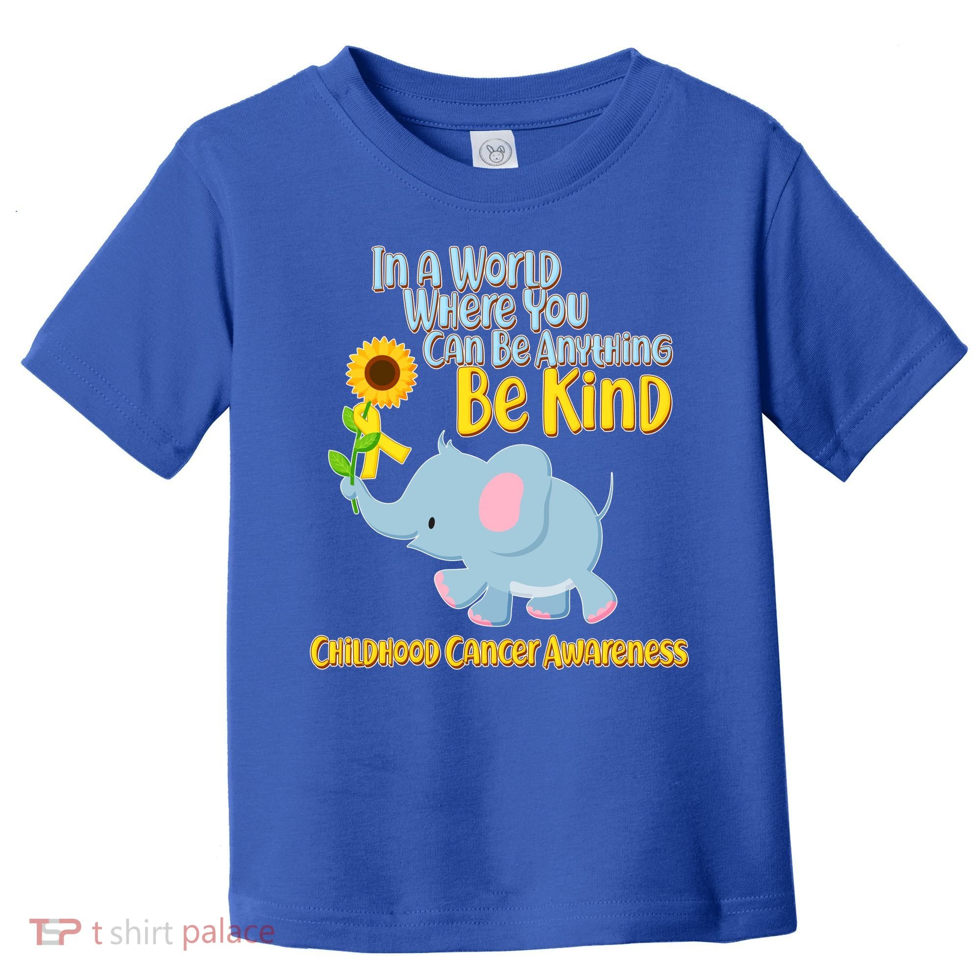 Be Kind Childhood Cancer Awareness Toddler T-Shirt