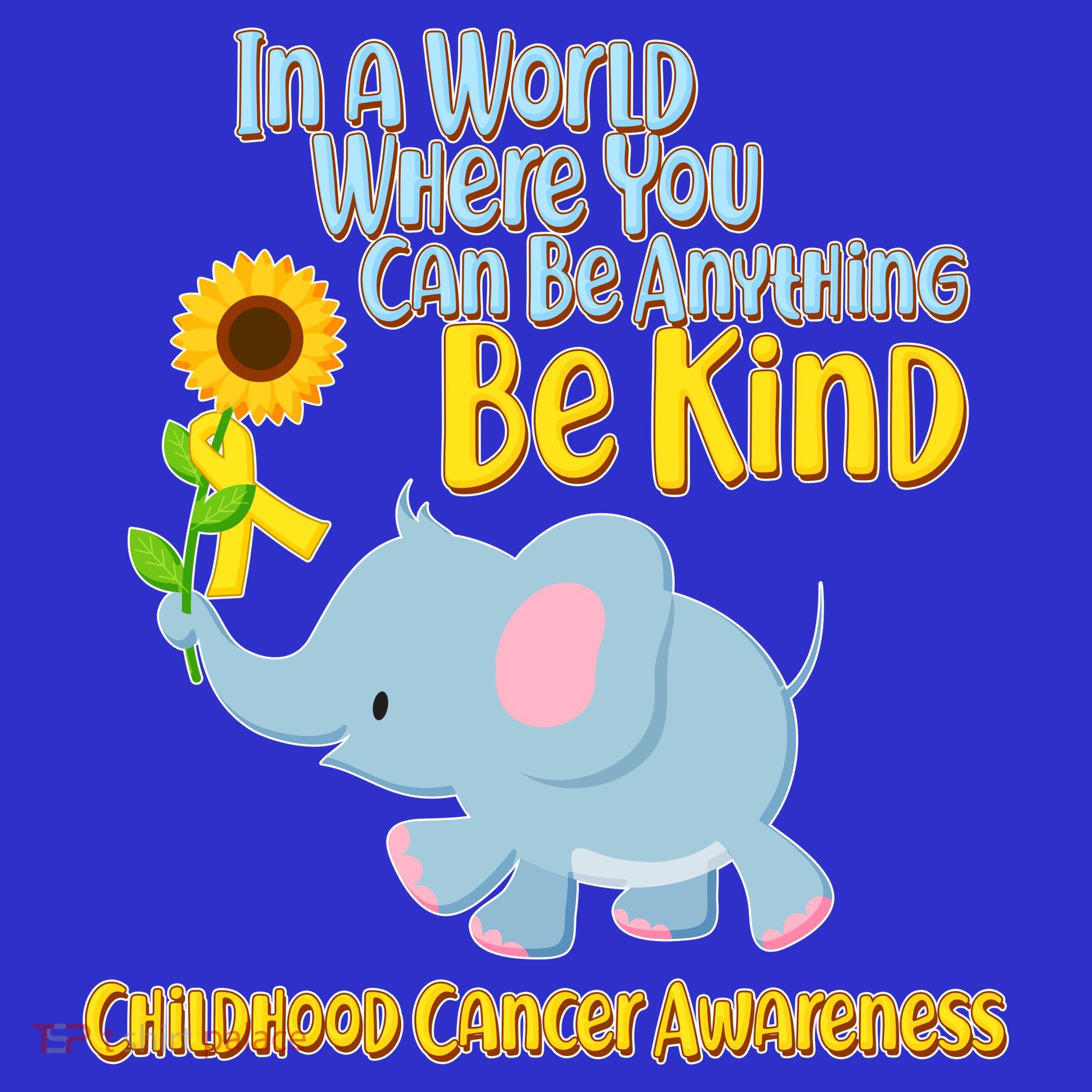 Be Kind Childhood Cancer Awareness Visor