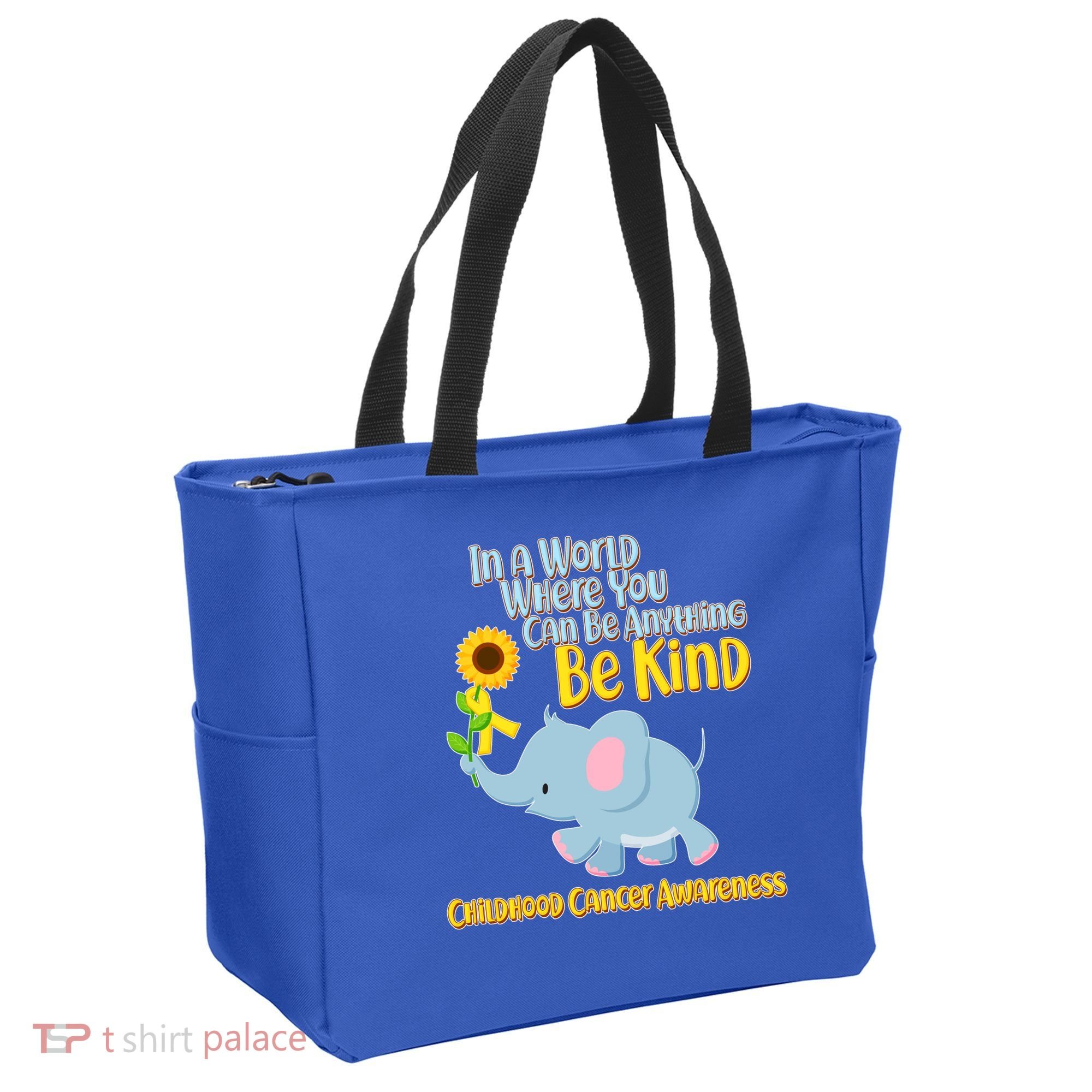 Be Kind Childhood Cancer Awareness Tote Bag