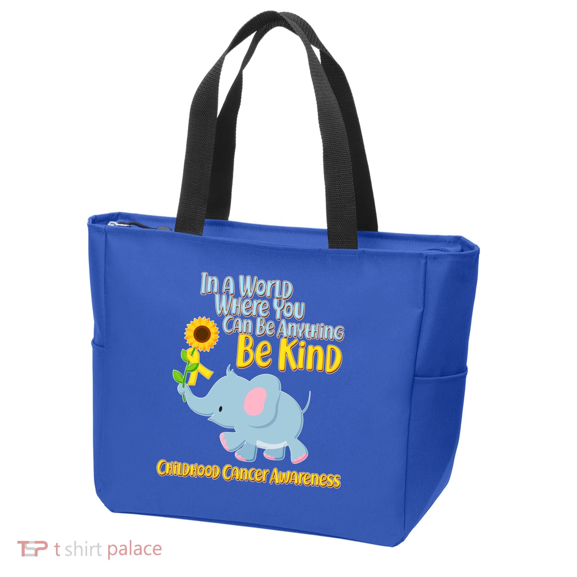 Be Kind Childhood Cancer Awareness Tote Bag