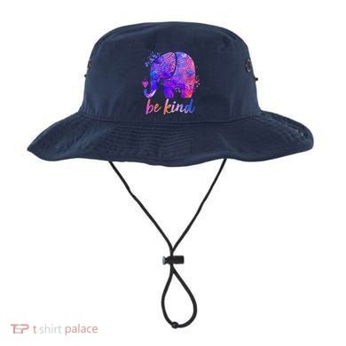 Be Kind Colorful Painted Elephant Bucket Hat
