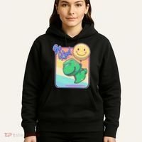 Be Kind Cute Happy TRex Dino Smiley Balloon Hoodie thumb 5