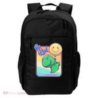 Be Kind Cute Happy TRex Dino Smiley Balloon Backpack thumb 0