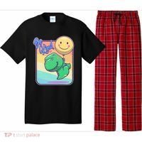 Be Kind Cute Happy TRex Dino Smiley Balloon Pajama Set thumb 0