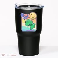 Be Kind Cute Happy TRex Dino Smiley Balloon Tumbler thumb 0