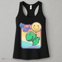 Be Kind Cute Happy TRex Dino Smiley Balloon Women's Tank Top thumb 3