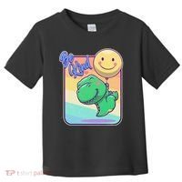 Be Kind Cute Happy TRex Dino Smiley Balloon Toddler T-Shirt thumb 0