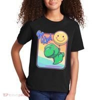 Be Kind Cute Happy TRex Dino Smiley Balloon Kids T-Shirt thumb 2