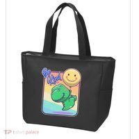 Be Kind Cute Happy TRex Dino Smiley Balloon Tote Bag thumb 3