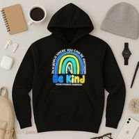 Be Kind Down Syndrome Awareness Rainbow Hoodie thumb 3