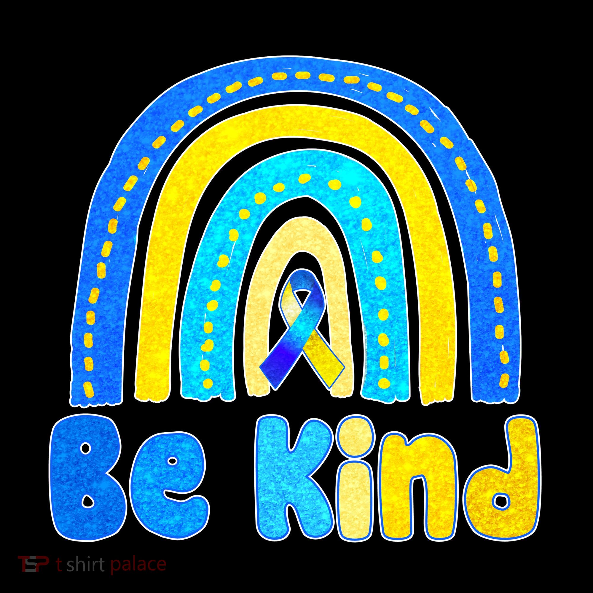 Be Kind Down Syndrome Awareness Rainbow Coffee Mug
